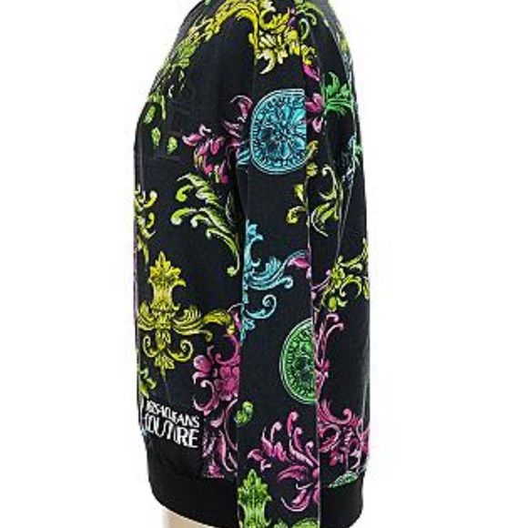 Versace Jeans Collection Black and Pink Crewneck Sweater
Size M - Picture 3 of 6